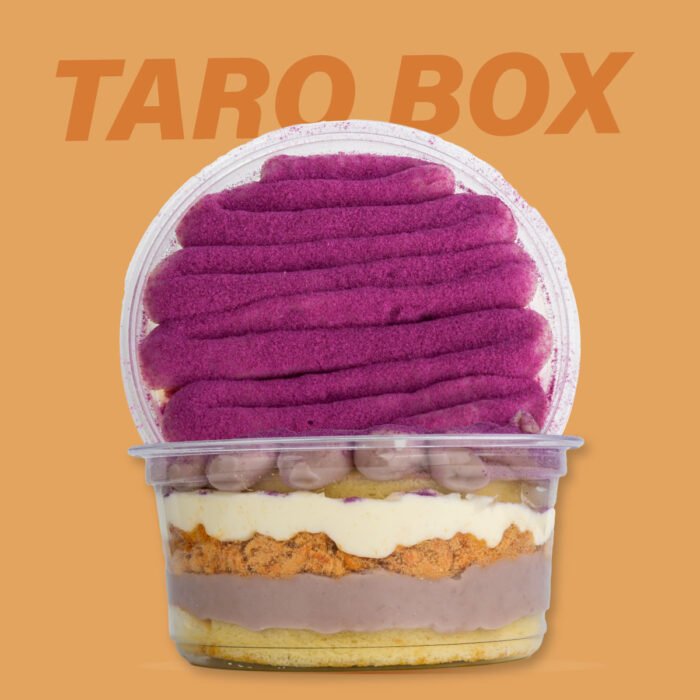 4'芋泥肉松盒子蛋糕 Taro Chicken Floss Box Cake