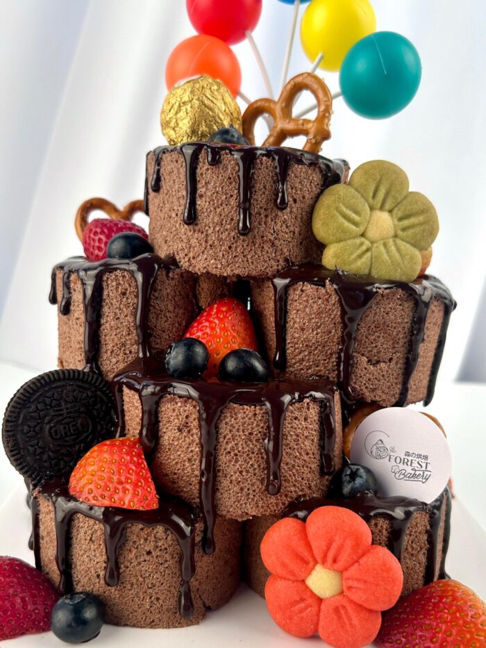 网红叠叠乐蛋糕卷 Swiss Roll Tower - Image 3