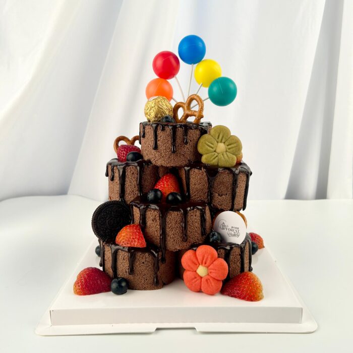 网红叠叠乐蛋糕卷 Swiss Roll Tower